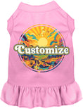 Load image into Gallery viewer, Custom Trippy Peaks Pet Dress