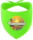 Load image into Gallery viewer, Custom Trippy Peaks Pet Bandana