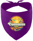 Load image into Gallery viewer, Custom Trippy Peaks Pet Bandana