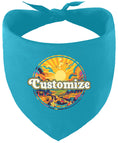 Load image into Gallery viewer, Custom Trippy Peaks Pet Bandana