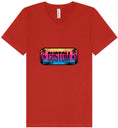 Load image into Gallery viewer, Custom Beach Shades Unisex V-Neck Shirt