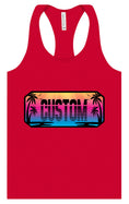 Load image into Gallery viewer, Custom Beach Shades Women's Racerback Tank
