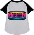 Load image into Gallery viewer, Custom Beach Shades Pet Raglan Shirts
