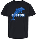 Load image into Gallery viewer, Custom Blue Dolphins Children's Gildan Soft Shirt