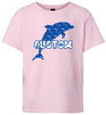 Load image into Gallery viewer, Custom Blue Dolphins Children's Gildan Soft Shirt