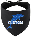 Load image into Gallery viewer, Custom Blue Dolphins Pet Bandana