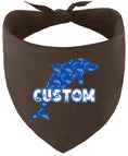 Load image into Gallery viewer, Custom Blue Dolphins Pet Bandana