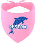 Load image into Gallery viewer, Custom Blue Dolphins Pet Bandana