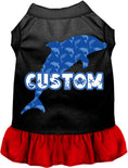 Load image into Gallery viewer, Custom Blue Dolphins Pet Dress