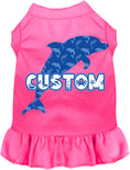 Load image into Gallery viewer, Custom Blue Dolphins Pet Dress