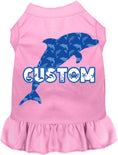 Load image into Gallery viewer, Custom Blue Dolphins Pet Dress