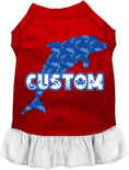 Load image into Gallery viewer, Custom Blue Dolphins Pet Dress