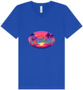 Load image into Gallery viewer, Custom Classic Beach Unisex V-Neck Shirt