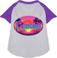 Load image into Gallery viewer, Custom Classic Beach Pet Raglan Shirts