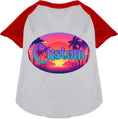 Load image into Gallery viewer, Custom Classic Beach Pet Raglan Shirts