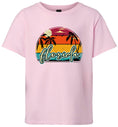 Load image into Gallery viewer, Custom Retro Beach Sunset Children's Gildan Soft Shirt