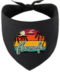 Load image into Gallery viewer, Custom Retro Beach Sunset Pet Bandana