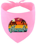 Load image into Gallery viewer, Custom Retro Beach Sunset Pet Bandana