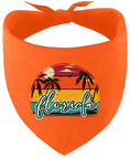 Load image into Gallery viewer, Custom Retro Beach Sunset Pet Bandana