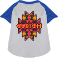 Load image into Gallery viewer, Custom Navajo Tribal Pet Raglan Shirts