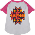 Load image into Gallery viewer, Custom Navajo Tribal Pet Raglan Shirts