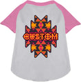 Load image into Gallery viewer, Custom Navajo Tribal Pet Raglan Shirts