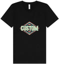 Load image into Gallery viewer, Custom Peach Aztec Unisex V-Neck Shirt