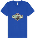 Load image into Gallery viewer, Custom Peach Aztec Unisex V-Neck Shirt
