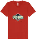 Load image into Gallery viewer, Custom Peach Aztec Unisex V-Neck Shirt