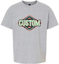 Load image into Gallery viewer, Custom Peach Aztec Children's Gildan Soft Shirt