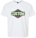 Load image into Gallery viewer, Custom Peach Aztec Children's Gildan Soft Shirt