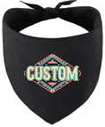 Load image into Gallery viewer, Custom Peach Aztec Pet Bandana