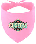 Load image into Gallery viewer, Custom Peach Aztec Pet Bandana