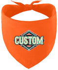 Load image into Gallery viewer, Custom Peach Aztec Pet Bandana