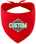 Load image into Gallery viewer, Custom Peach Aztec Pet Bandana