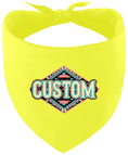 Load image into Gallery viewer, Custom Peach Aztec Pet Bandana