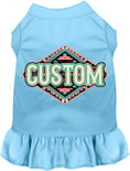 Load image into Gallery viewer, Custom Peach Aztec Pet Dress