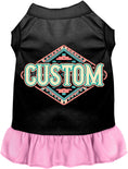 Load image into Gallery viewer, Custom Peach Aztec Pet Dress