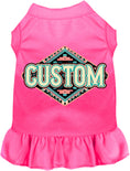 Load image into Gallery viewer, Custom Peach Aztec Pet Dress