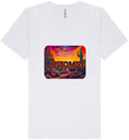 Load image into Gallery viewer, Custom Neon Desert Unisex V-Neck Shirt