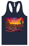 Load image into Gallery viewer, Custom Neon Desert Women's Racerback Tank