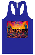 Load image into Gallery viewer, Custom Neon Desert Women's Racerback Tank