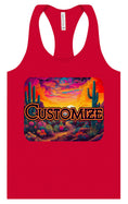Load image into Gallery viewer, Custom Neon Desert Women's Racerback Tank