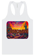 Load image into Gallery viewer, Custom Neon Desert Women's Racerback Tank