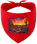 Load image into Gallery viewer, Custom Neon Desert Pet Bandana