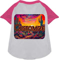 Load image into Gallery viewer, Custom Neon Desert Pet Raglan Shirts