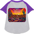 Load image into Gallery viewer, Custom Neon Desert Pet Raglan Shirts