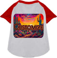 Load image into Gallery viewer, Custom Neon Desert Pet Raglan Shirts