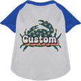 Load image into Gallery viewer, Custom Retro Crabs Pet Raglan Shirts
