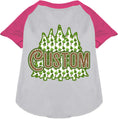 Load image into Gallery viewer, Custom Woodland Trees Pet Raglan Shirts